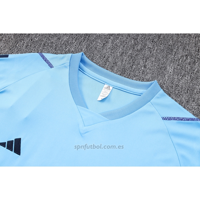 Chandal del Argentina Manga Corta 2023-2024 Azul - Pantalon Corto